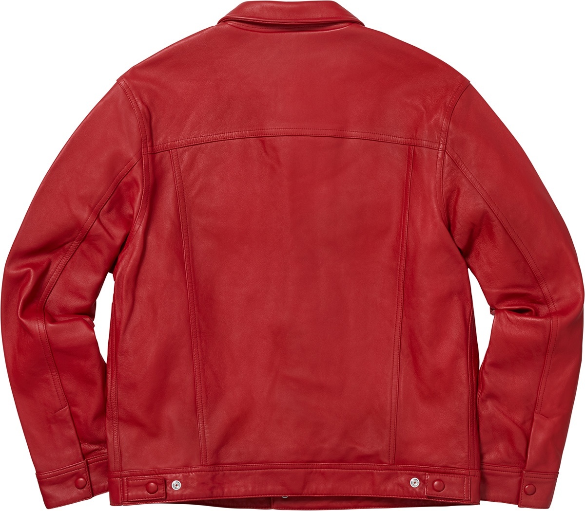 Leather Trucker Jacket view 16
